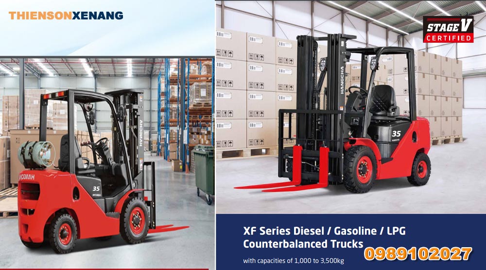 Xe nâng dầu 3.5 tấn dòng XF
