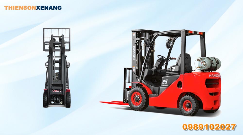 ưu điểm của xe nâng dầu 3.5 tấn dòng XF