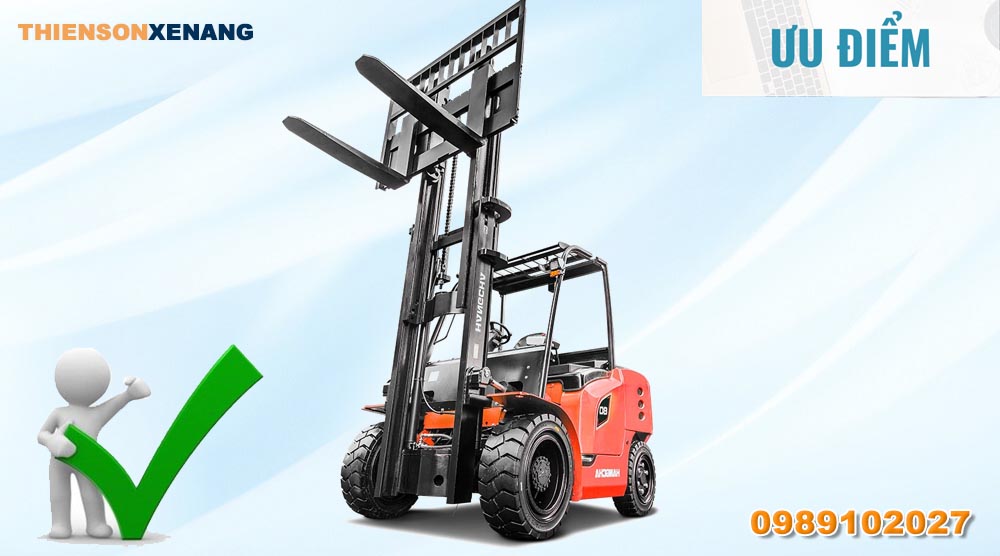 ưu điểm của xe nâng dầu 7 tấn dòng X