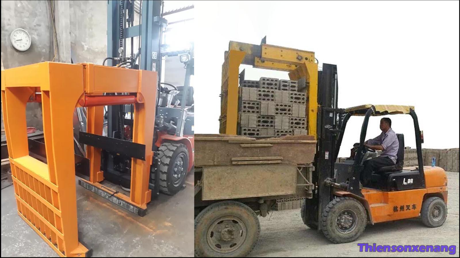 Xe nâng gạch chụp