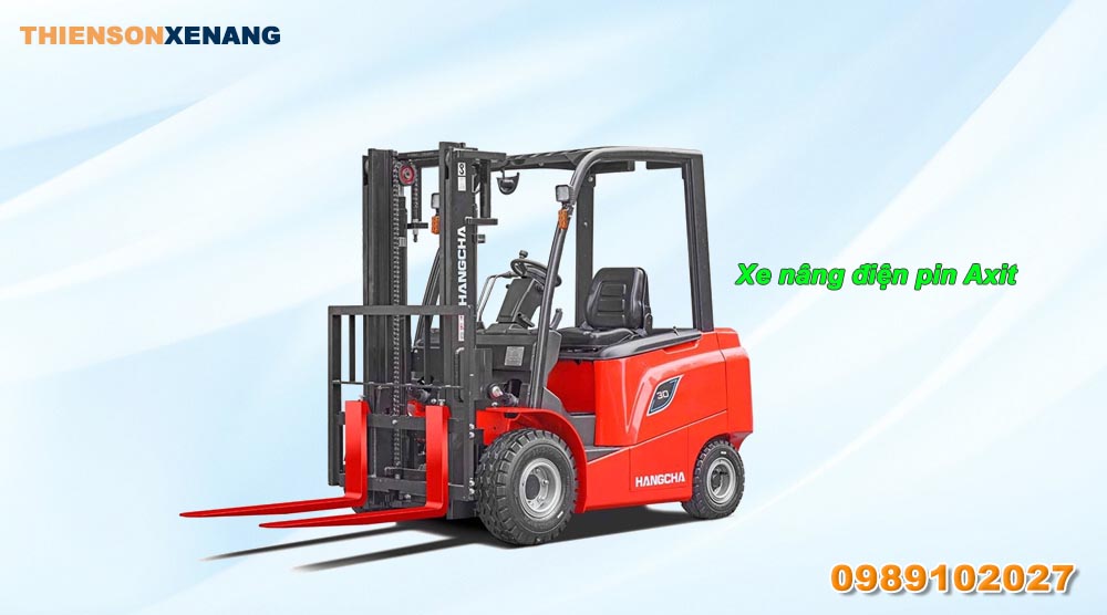 xe nâng điện axit