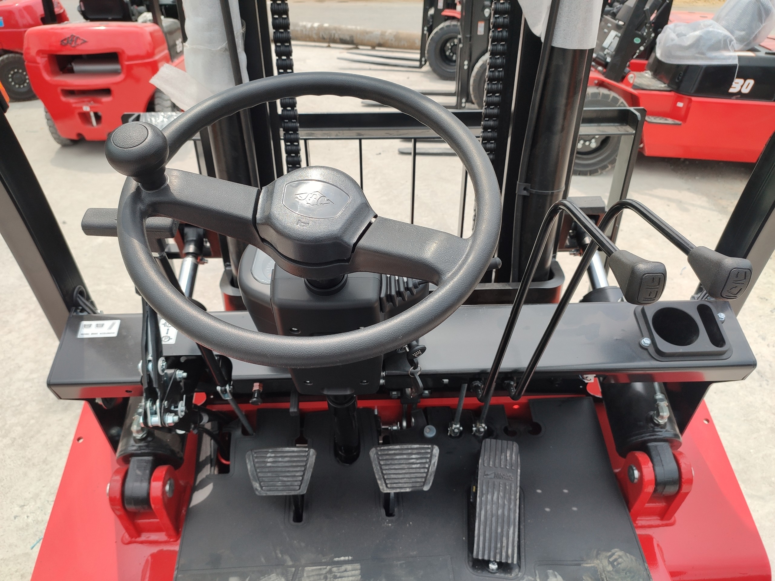 Điều khiển xe nâng dầu 5 tấn mini