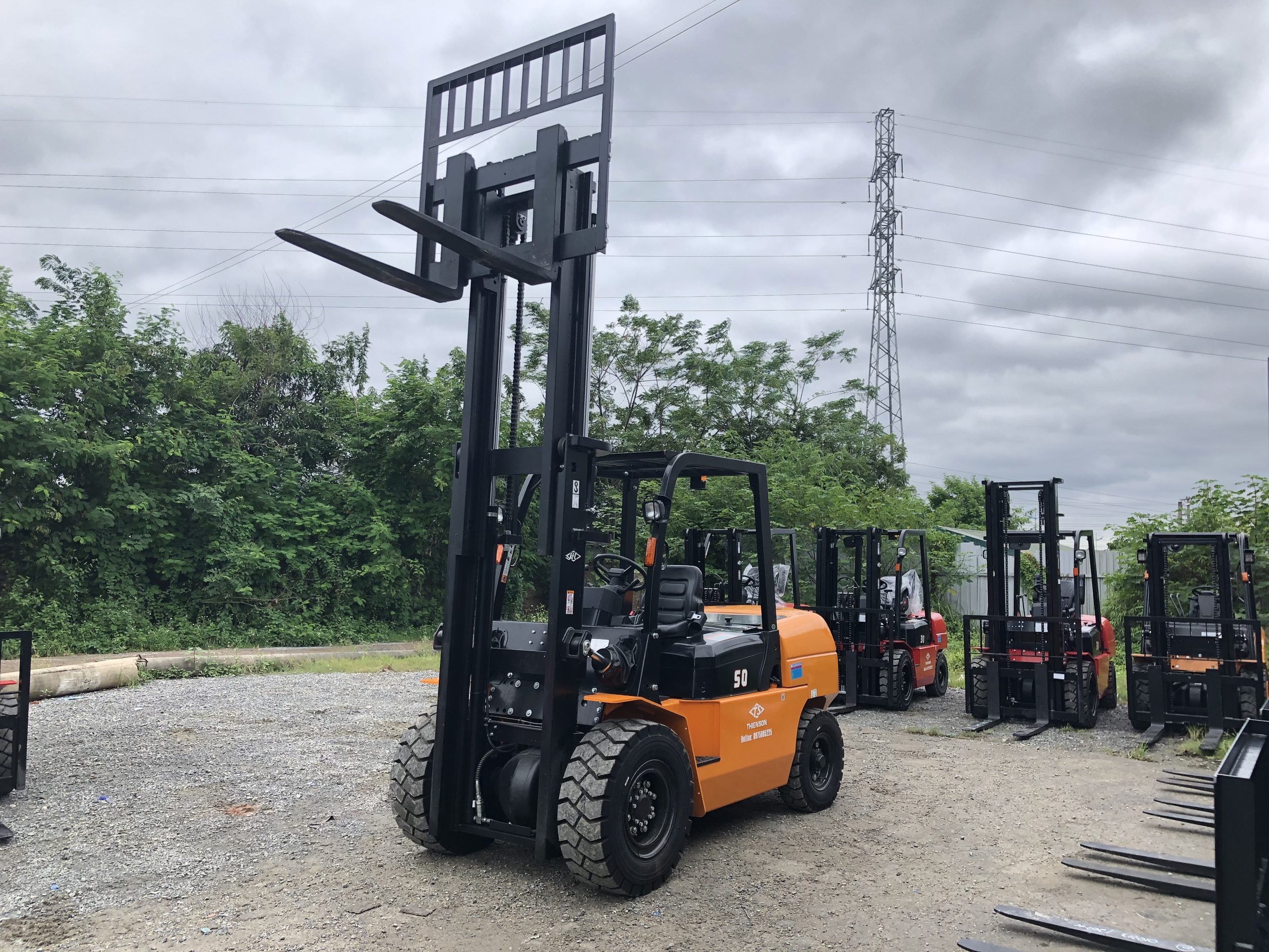 Thông số xe nâng dầu 6 tấn