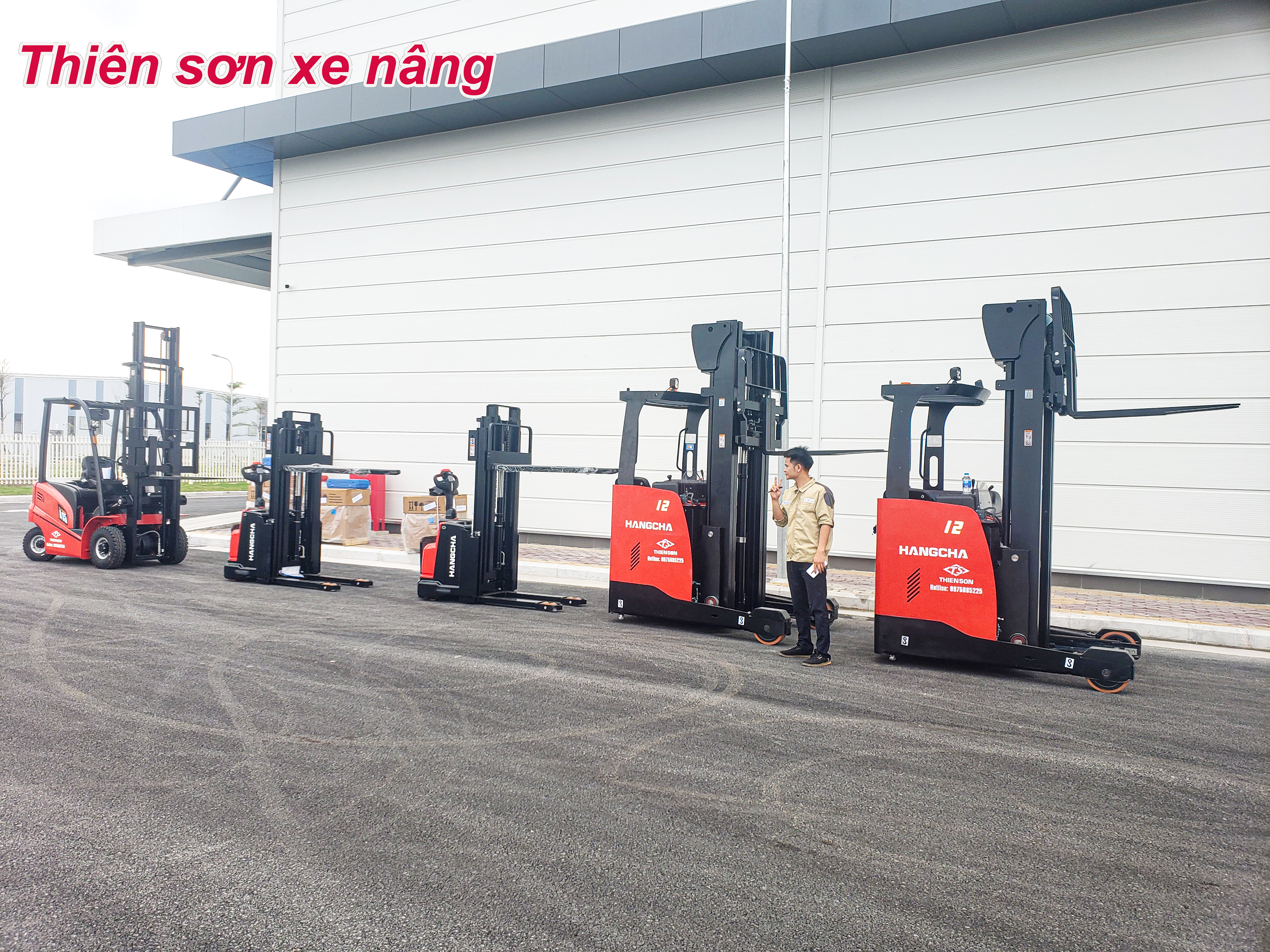Các xe nâng điện pin lithium
