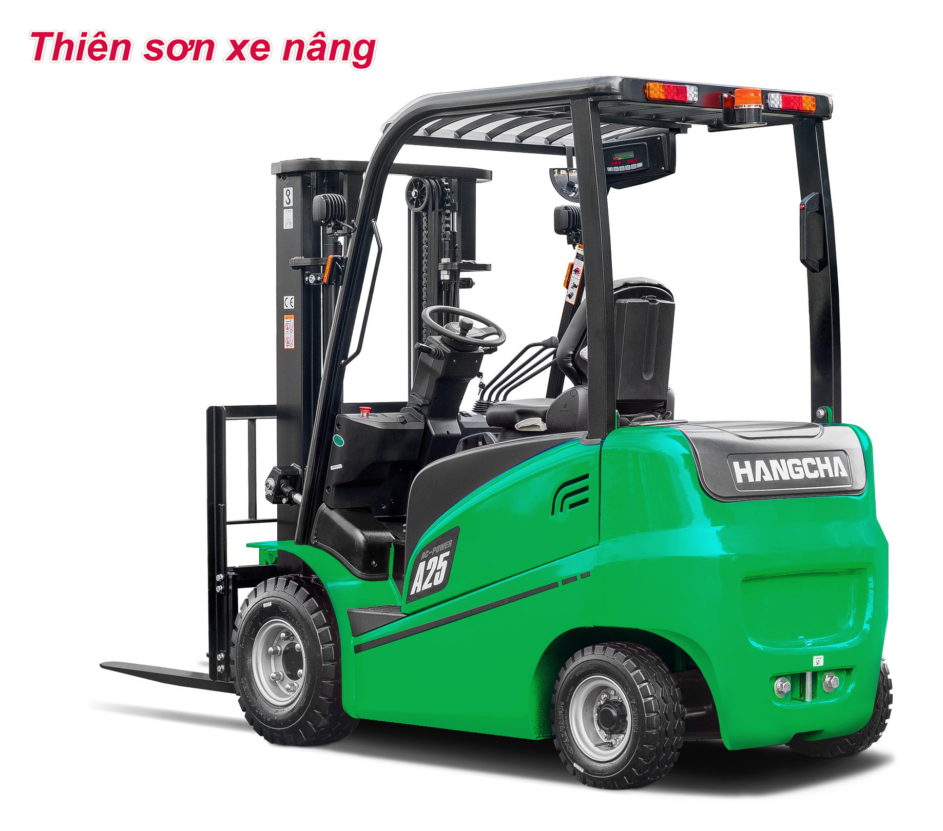 Xe nâng điện 4 bánh lithium