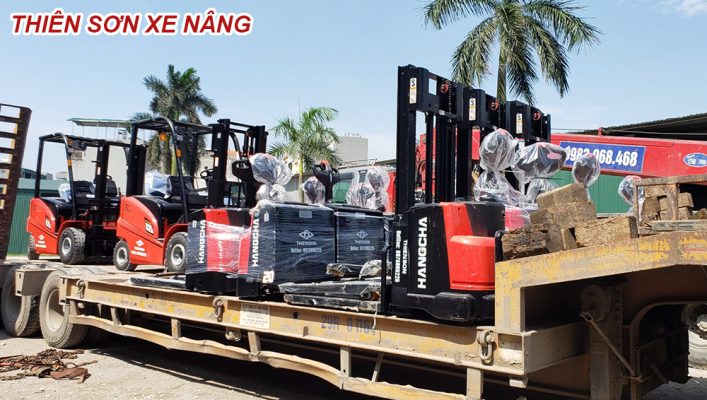Mua xe nâng tay thấp tại Thiên Sơn