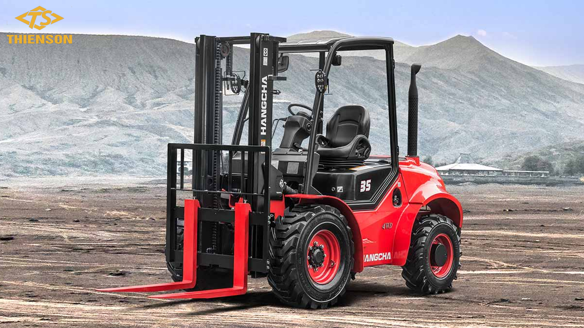 Xe nâng địa hình 2.5 tấn