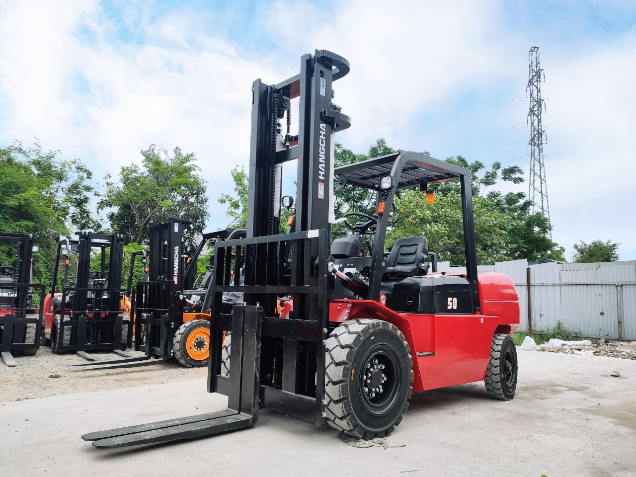 Xe nâng dầu 5 tấn dòng A