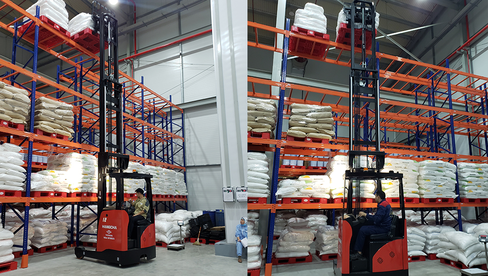 Xe Nâng Reach Truck Ngồi Lái Hangcha