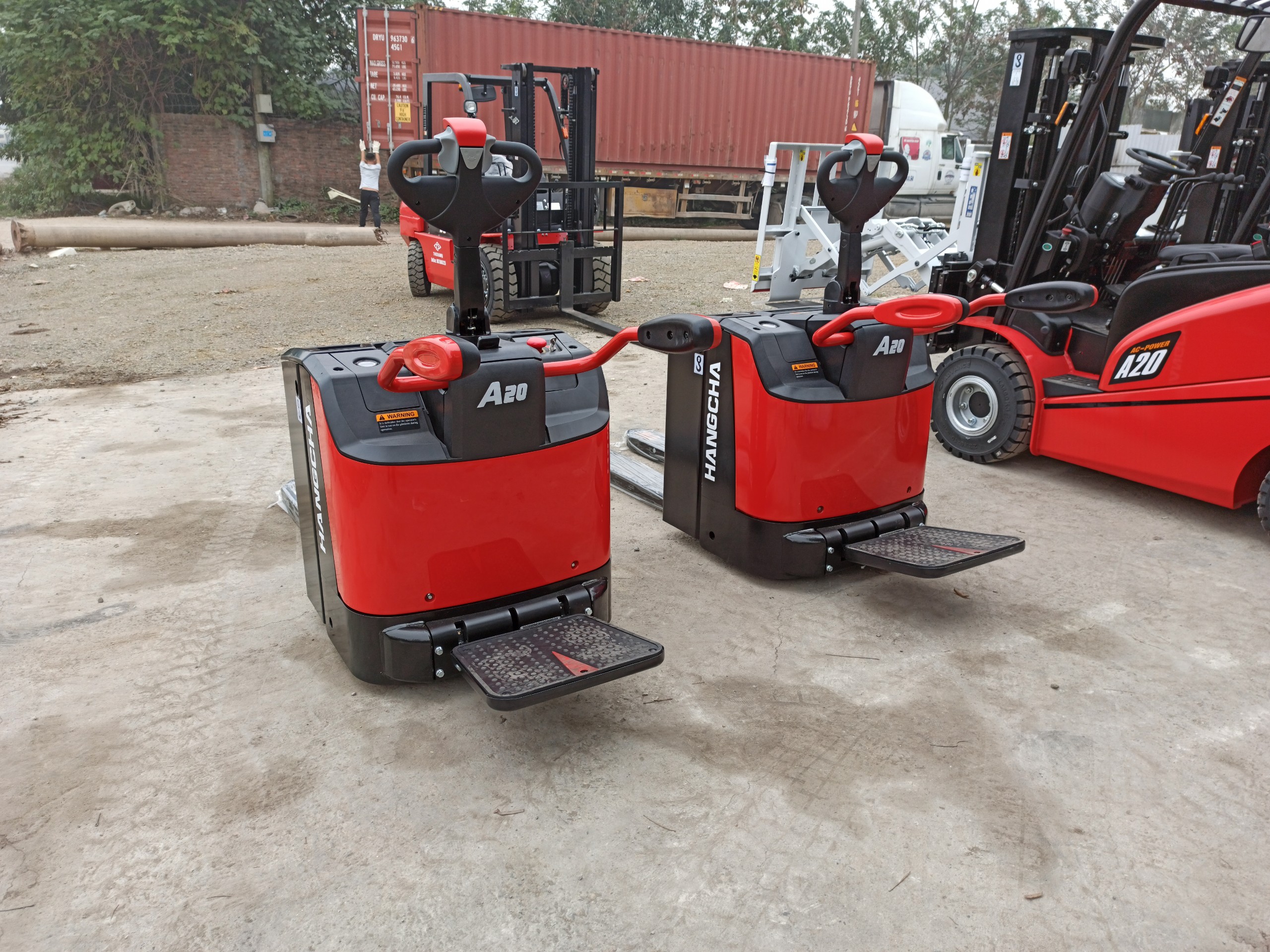 xe nâng điện mini 2 tấn đứng lái