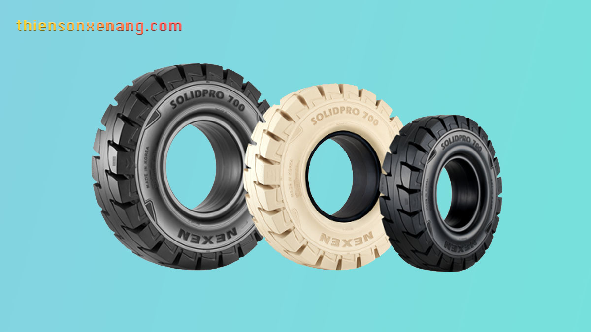 Lốp xe nâng bao gồm nhiều loại