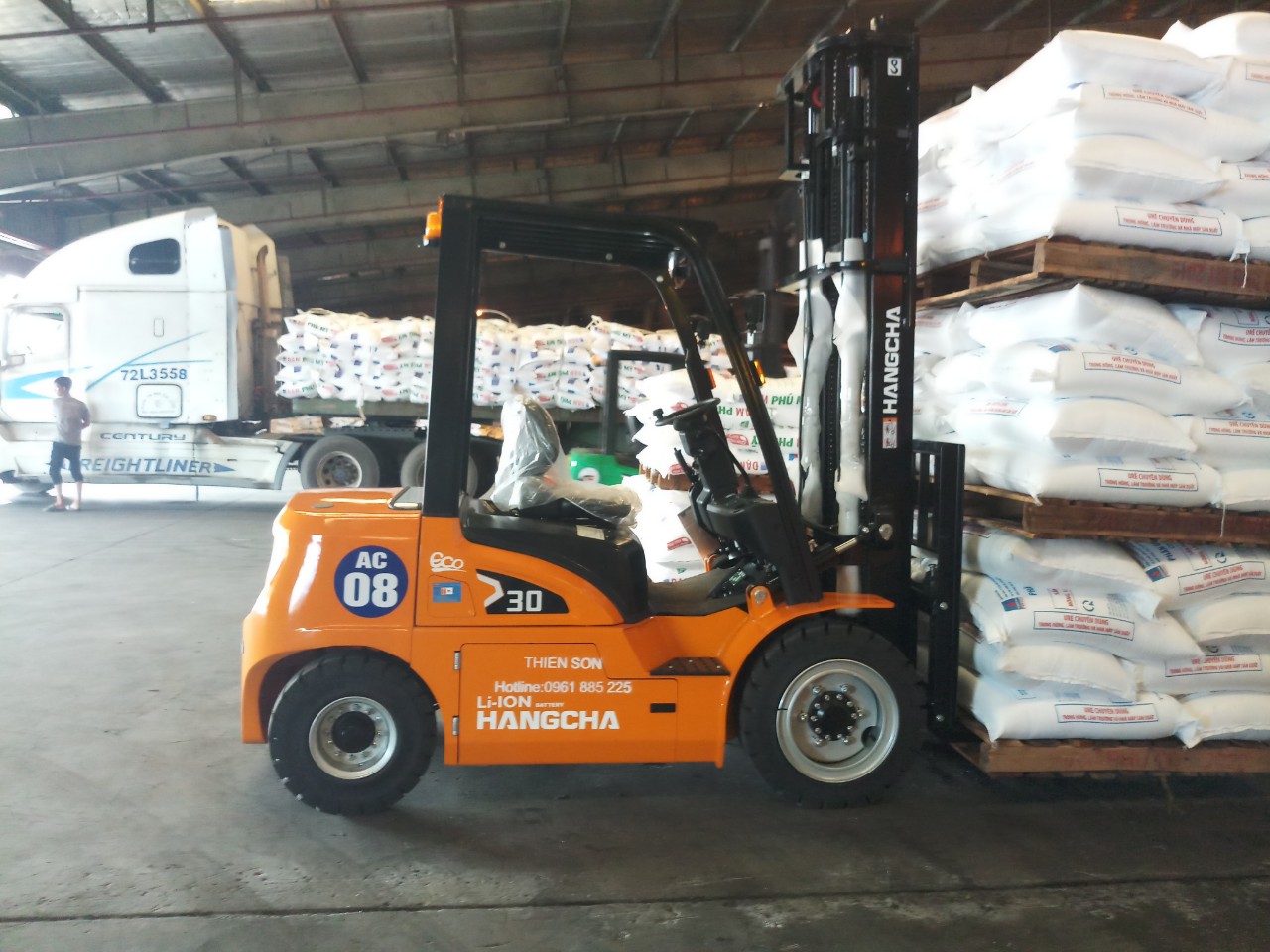 Xe nâng điện dòng X tại Thiên Sơn xe nâng