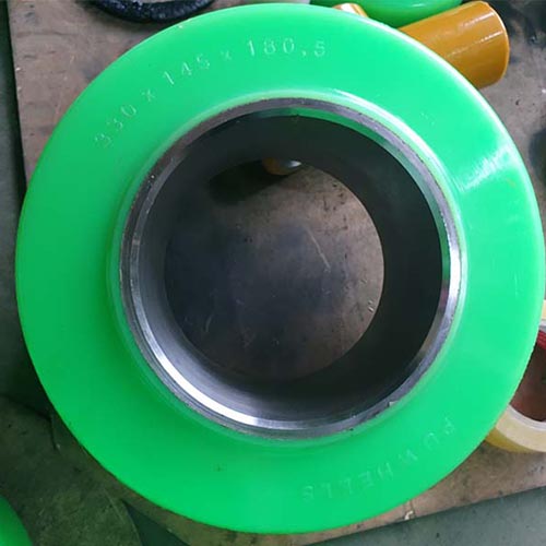 bánh xe nâng PU đứng lái Bánh xe nâng PU đứng lái