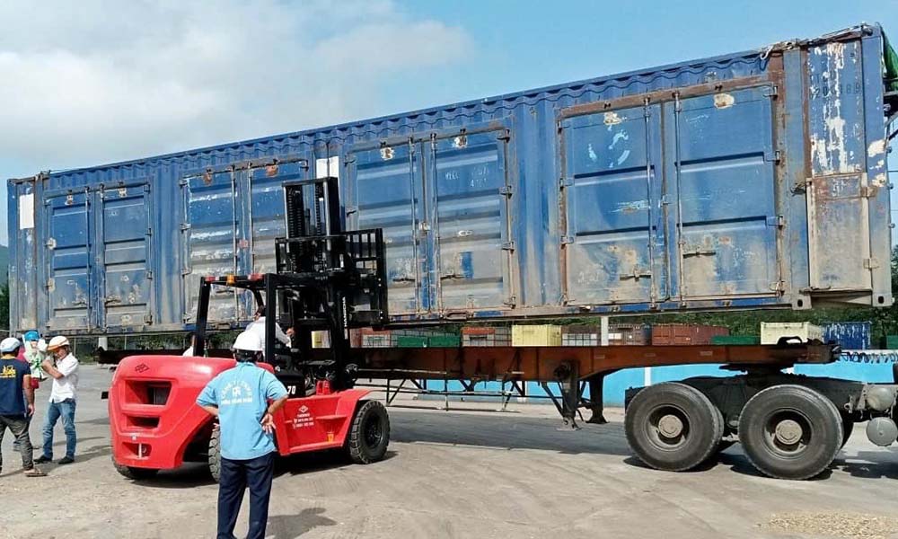 Xe nâng công rỗng Hangcha