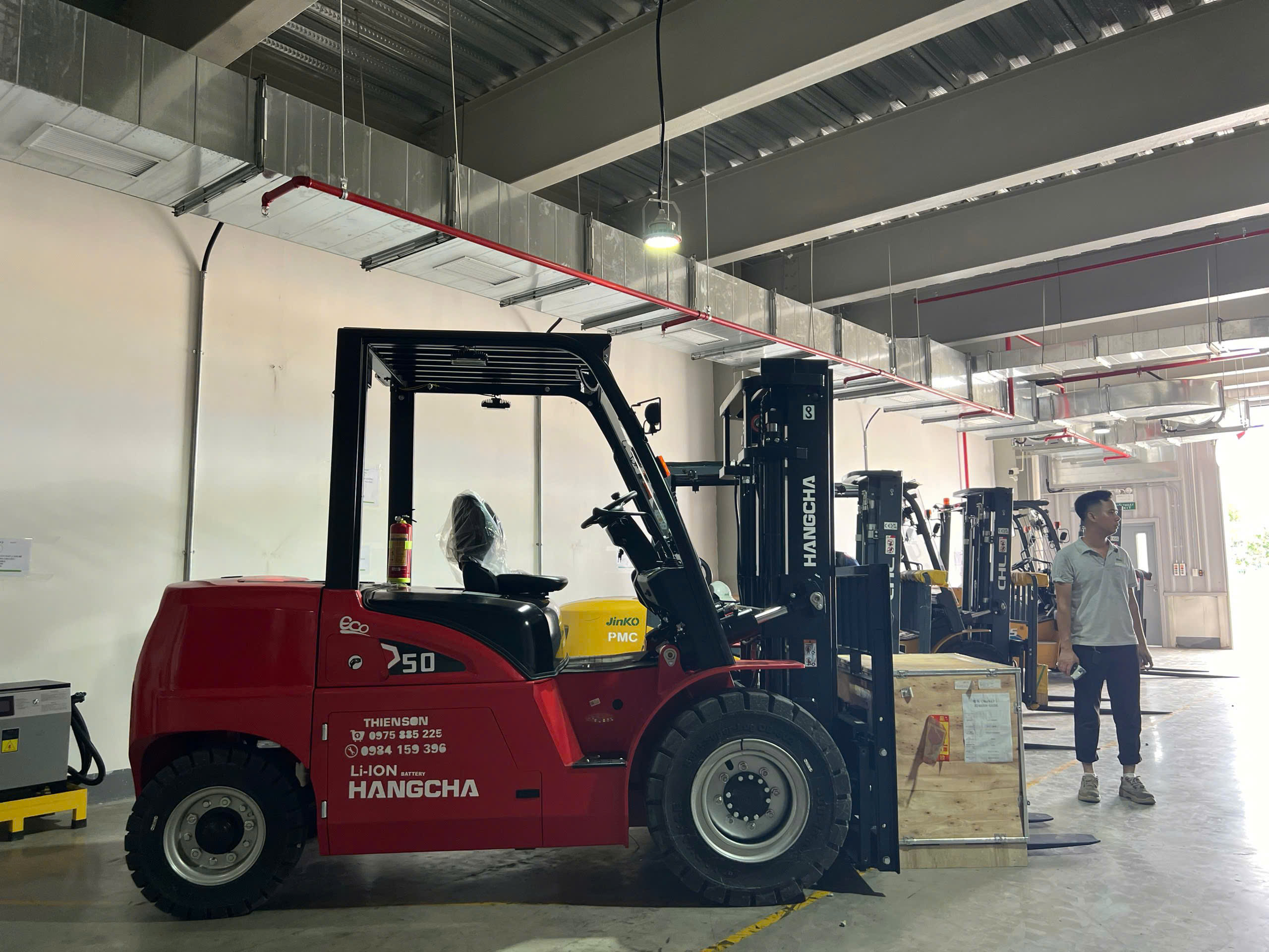 Thông số kĩ thuật xe nâng điện 5 tấn Hangcha